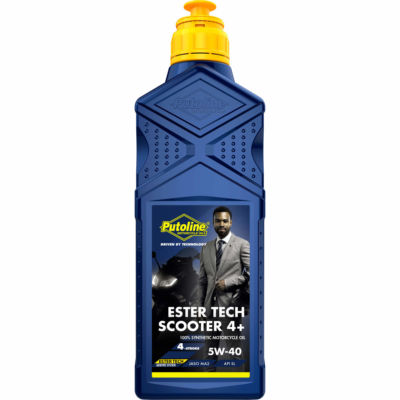 1L huile moteur 4 Tps 5W-40 Ester Tech Scooter 4T+ - Putoline