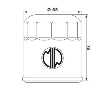 Filtre à huile KT8005 (MEIWA) KTM 625 SXC - MIW