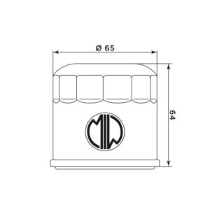 Filtre à huile H1019 Honda ADV 350 ADV350AN – MIW