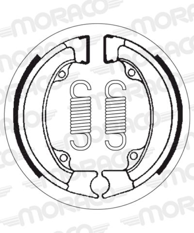 Machoires de frein Honda NA50 Express A (95 x 20 mm) - SBS 2011