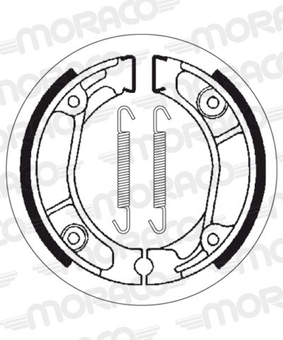 Machoires de frein 110 x 25 mm - 2013 Honda CB125 S - SBS