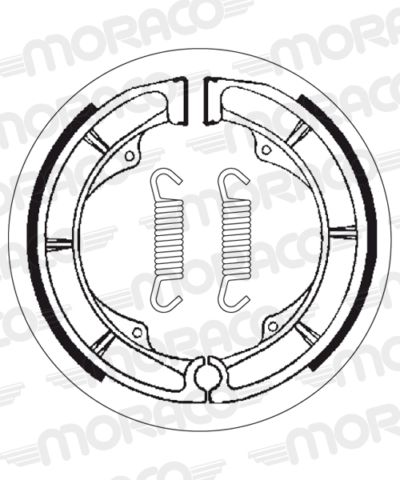 Machoires de frein 160 x 30 mm - 2018 Suzuki GN250 E F NJ42A - SBS