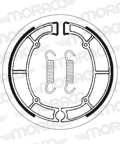 Machoires de frein 180 x 40 mm - 2060 Kawasaki EN450 LTD A1 EN450A - SBS