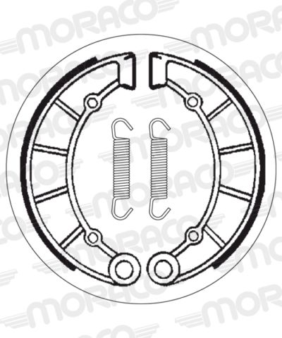 Machoires de frein 200 x 35 mm - 2091 Kawasaki H2, A, B, C 2T - SBS