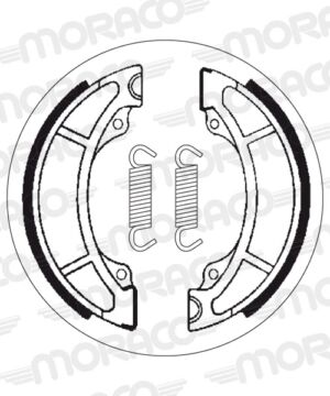 Machoires de frein Suzuki RM125 E RF12A (130 x 22 mm) - SBS 2108