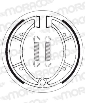 Machoires de frein Husqvarna 510 (160 x 30 mm) - SBS 2117
