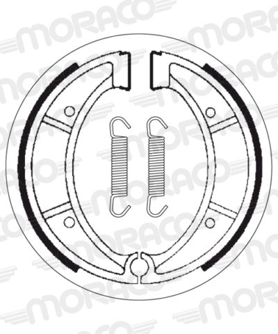 Machoires de frein 160 x 30 mm - 2117 Husqvarna 510 - SBS