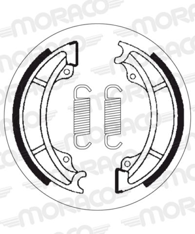 Machoires de frein 130 x 22 mm - 2122 KTM MX125 - SBS