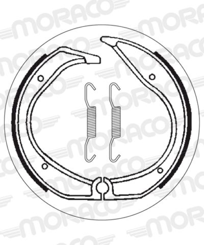 Machoires de frein 200 x 25 mm - 2140 BMW K75 75 - SBS