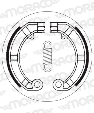 Machoires de frein 150 x 24 mm - 2146 Piaggio / Vespa HP50 - SBS