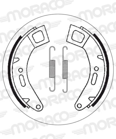 Machoires de frein 170 x 26 mm - 2184 Piaggio / Vespa Cosa 125 VNR1T - SBS