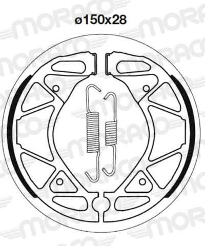 Machoires de frein Yamaha HW Xenter - SBS