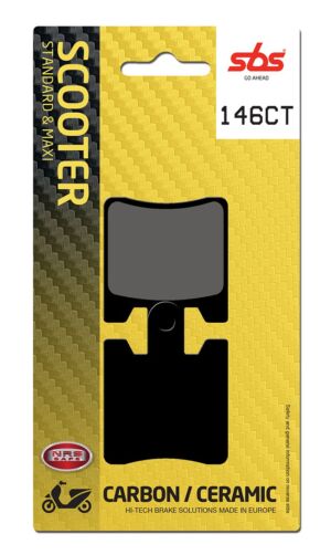 Plaquettes de frein Daelim Otello 125 FI Carbon Tech moto scooter - SBS 146CT (740)
