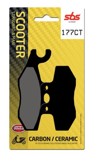 Plaquettes de frein Aprilia Sportcity 125 One SG Carbon Tech moto scooter - SBS 177CT (786)