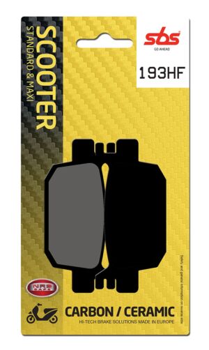 Plaquettes de frein Honda ADV 350 ADV350AN Street organique - SBS 193 (832HF)