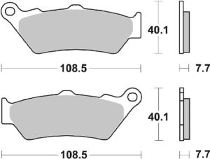 Plaquettes de frein SBS 674RST - Racing Road & Track