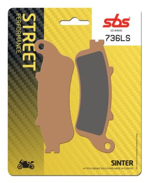 Plaquettes de frein Honda CBR1100 XX Blackbird, Super Blackbird 1 SC35 Street Sinter - Métal fritté arrière - SBS 736 (LS)