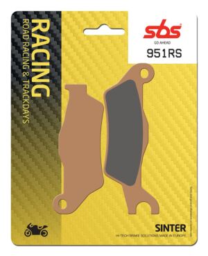 Plaquettes frein SBS 951RS moto circuit & route avant