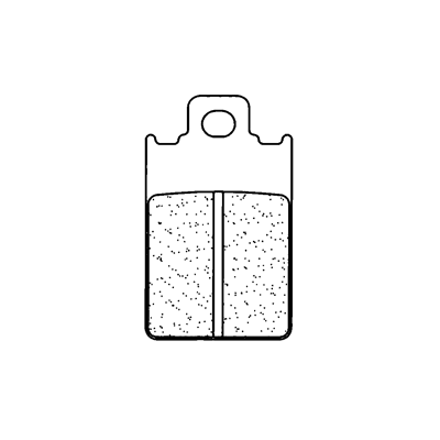 Plaquettes de frein arrière cross 2260X59 - CL Brakes