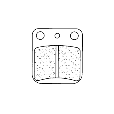 Plaquettes de frein arrière cross 2408X59 - CL Brakes