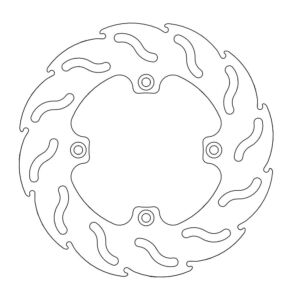 Disque arrière Flame Fixe Yamaha YZ80/85 - Moto Master