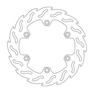 Disque avant Flame Fixe Honda SLR650 Vigor, XLV600 Transa - Moto Master