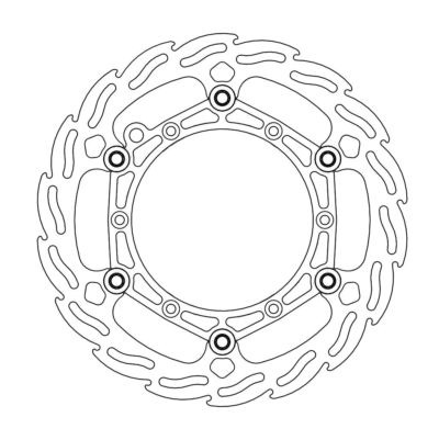 Disque avant Offroad MM Diam.260 Flame KTM, Husaberg, HVA, B - Moto Master
