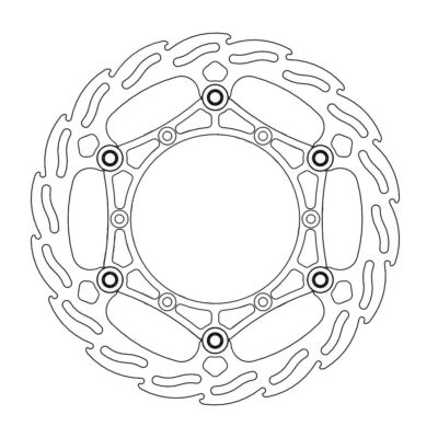 Disque avant Offroad MM Diam.260 Flame Yamaha Fantic XX 125 - Moto Master (MM111034)
