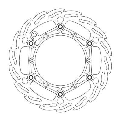 Disque avant Offroad MM Diam.260 Flame Beta - Moto Master