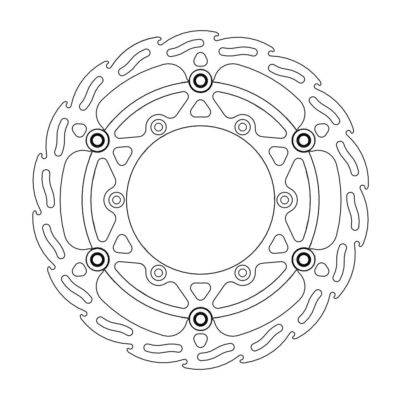 Disque avant Offroad MM Diam.270 Flame Yamaha YZ/YZF - Moto Master