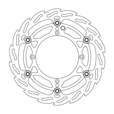 Disque avant Offroad MM Diam.270 Flame HVA - Moto Master