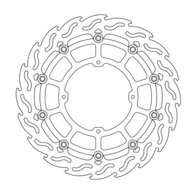 Disque avant Flame Supermoto Racing Honda XR, CR - Moto Master