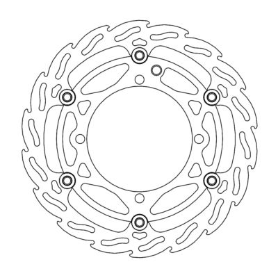 Disque avant Offroad MM Diam.270 Flame fSherco SE250, SE300, - Moto Master