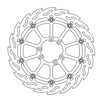 Disque avant Flame Supermoto Racing TM En, Mx - Moto Master