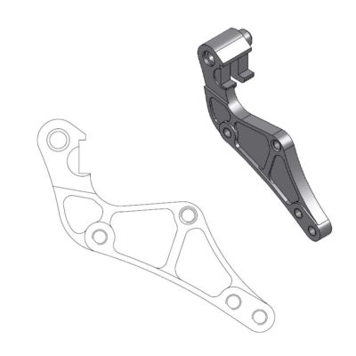 Support  Offroad MM SM Street KTM, HVA Husqvarna TC450 A202AA - Moto Master (MM211013)