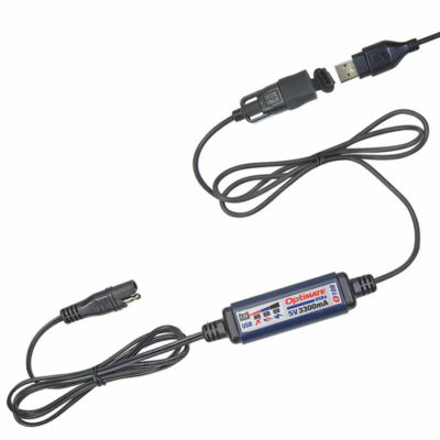 O-108 Chargeur USB via SAE avec prolongateurs - Optimate