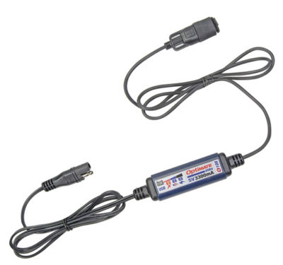 O-108 Chargeur USB via SAE avec prolongateurs T108 TECMATE - Optimate