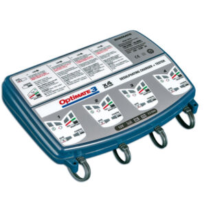 Chargeur de batterie OPTIMATE 3 x4 Bank 12V 0.8A | Moto & Scooter | TM 454 PRO