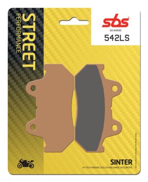 Plaquettes de frein Honda CBR1000 F H SC21 Street Sinter - Métal fritté arrière - SBS 542 (LS)
