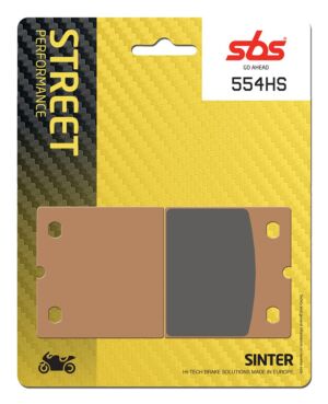 Plaquettes de frein BMW R100 GS Paris Dakar 247E Street Sinter - Métal fritté avant - SBS 554 (HS)