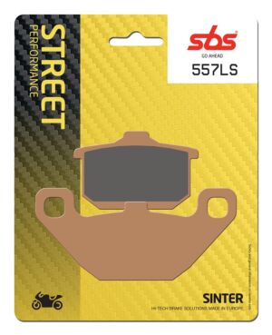 Plaquettes de frein Kawasaki GPX250 Ninja EX250 Street Sinter - Métal fritté arrière - SBS 557 (LS)