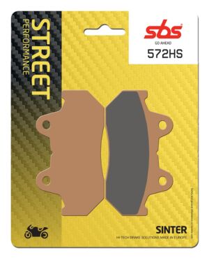 Plaquettes de frein Honda CB450 Nighthawk D PC05 Street Sinter - Métal fritté avant - SBS 572 (HS)