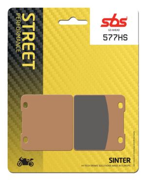 Plaquettes de frein Suzuki GSX-R 750 F GR75A Street Sinter - Métal fritté avant - SBS 577 (HS)