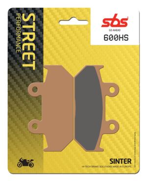 Plaquettes de frein Honda CBR1000 F H SC21 Street Sinter - Métal fritté avant - SBS 600 (HS)