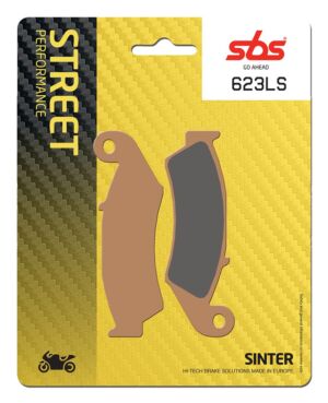 Plaquettes de frein Honda RVF750 R R RC45 Street Sinter - Métal fritté arrière - SBS 623 (LS)