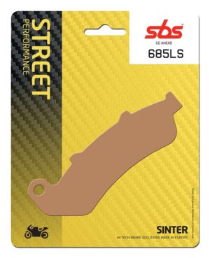 Plaquettes de frein Honda CBR1000 F P SC24 SC25 Street Sinter - Métal fritté arrière - SBS 685 (LS)