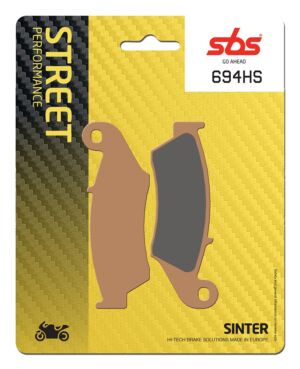 Plaquettes de frein Honda Transalp 650 1 RD10 RD11 Street Sinter - Métal fritté avant - SBS 694 (HS)