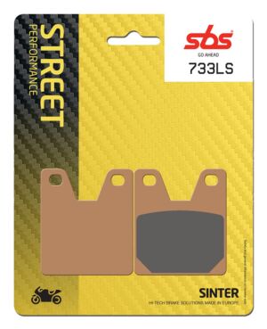 Plaquettes de frein Yamaha YZF1000 R1 RN01 Street Sinter - Métal fritté arrière - SBS 733 (LS)