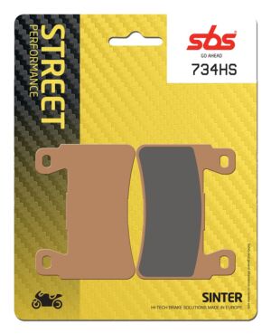 Plaquettes de frein Honda CB1100 A ABS D SC65 Street Sinter - Métal fritté avant - SBS 734 (HS)