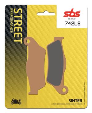 Plaquettes de frein BMW HP2 Megamoto K25HP Street Sinter - Métal fritté arrière - SBS 742 (LS)